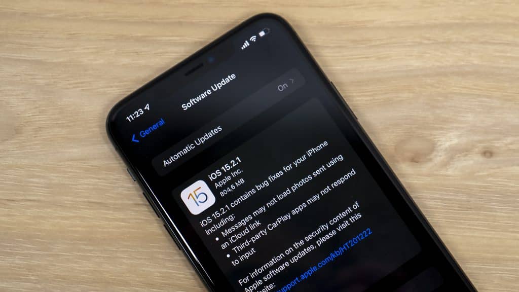 Ios 15.2.1