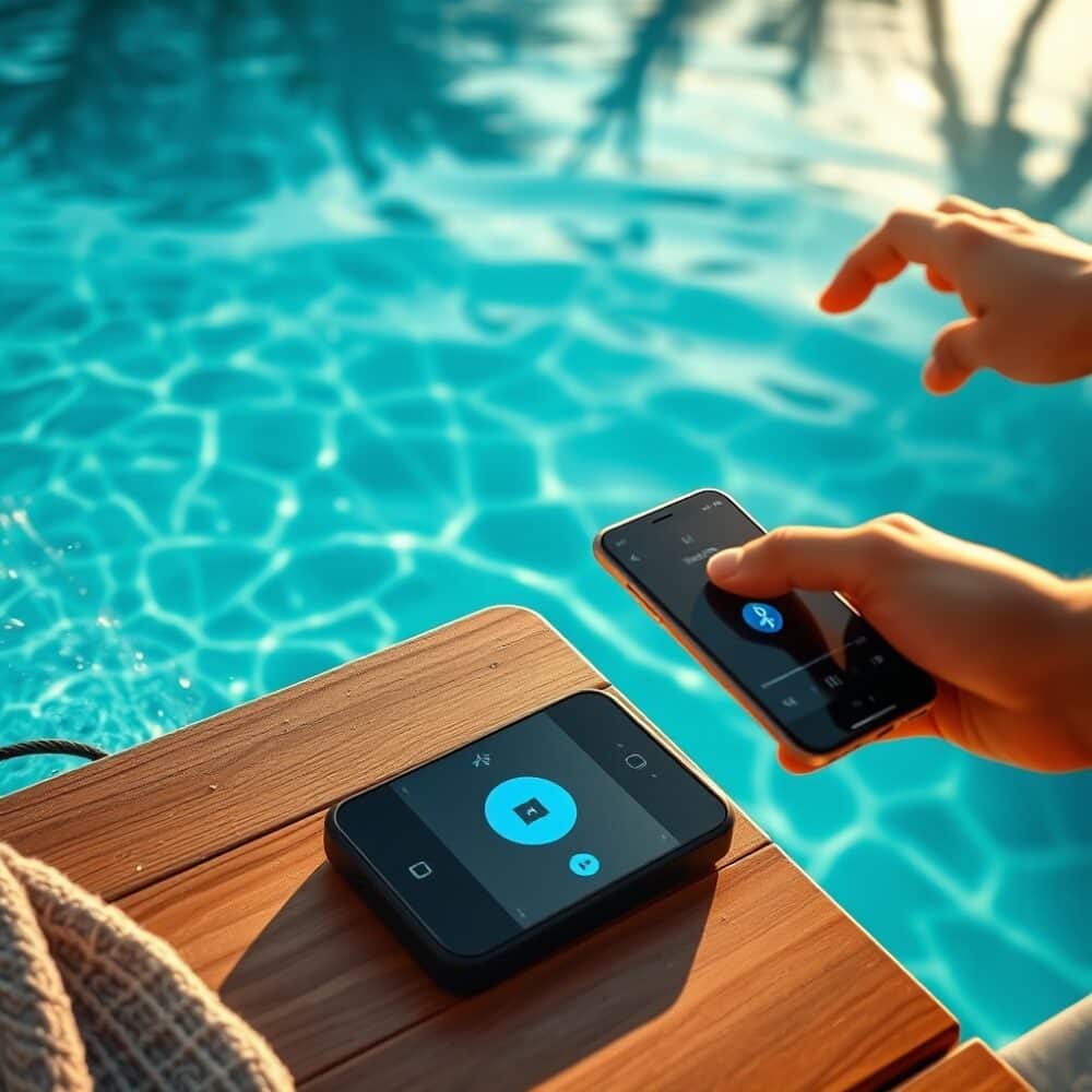 Configura y utiliza altavoces Bluetooth resistentes para tu iPhone en verano