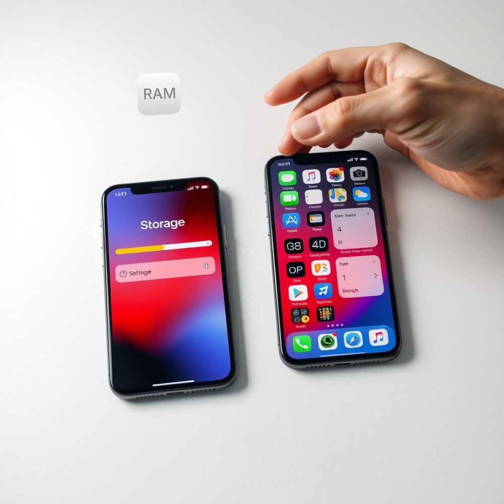 Memoria RAM y almacenamiento: diferencias clave en smartphones premium de 2024