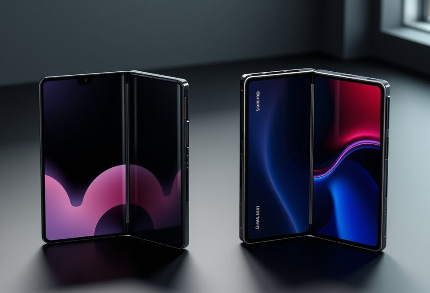 Comparativa de smartphones plegables de gama alta: Samsung Galaxy Z Fold 5 vs Huawei Mate X3