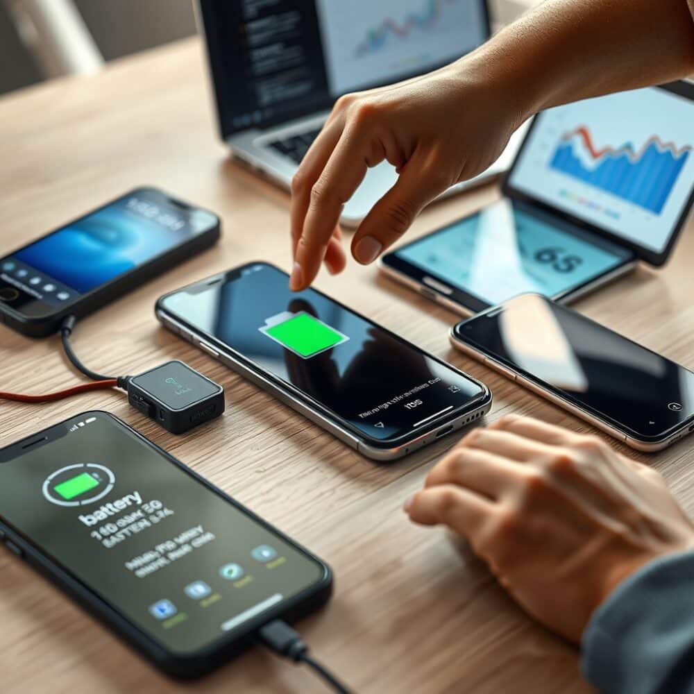 Smartphones de gama alta con mejor autonomía: análisis de batería y optimización energética