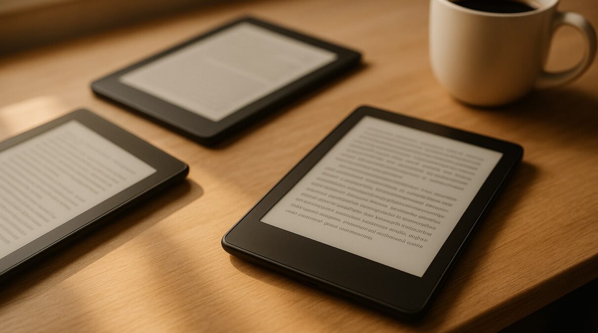 Lectores de ebook: Kindle Paperwhite 2024 vs Kobo Libra Colour vs Boox Page