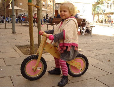 Bicicletas de madera, muy natural