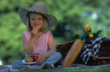 La alimentación de los niños para el verano