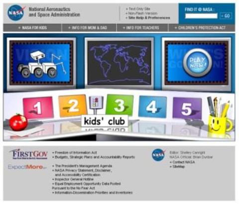 Nasa Kid’s Club, astronomía para niños