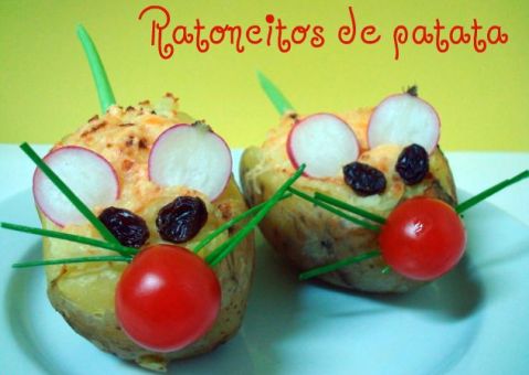 Receta para niños: ratoncitos de patata