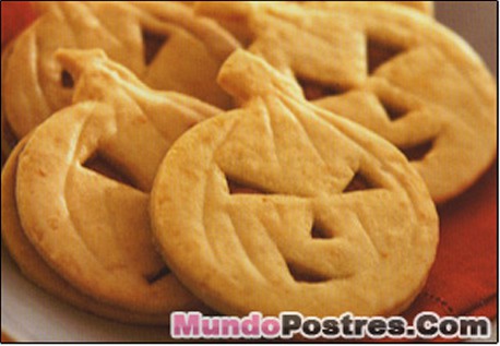 Receta para niños: Galletas con cara de calabaza