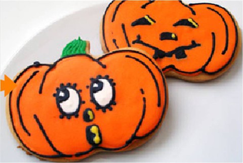 Galletas de Halloween preparadas para regalo