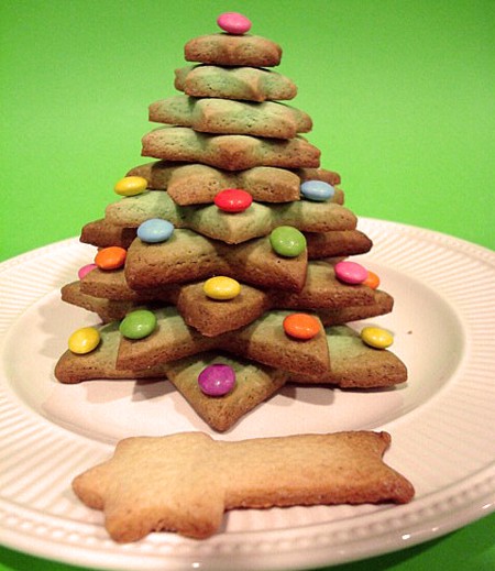 Receta de Navidad: Un árbol de galletas