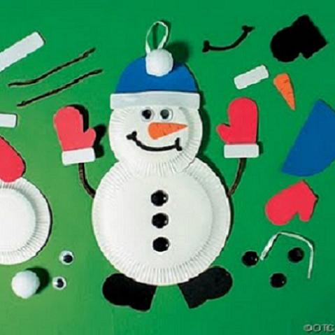 Manualidades con niños: muñecos de nieve