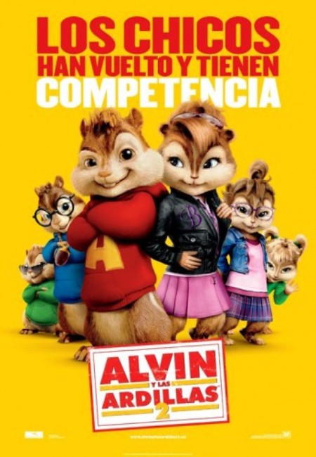 Vuelven al cine Alvin y las Ardillas 2