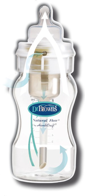 Biberones Dr. Brown’s con un sistema especial anti cólicos