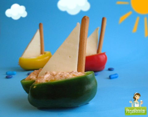 Receta para niños: Barcos de ensalada