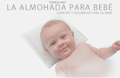 Nueva almohada para el bebé recién nacido