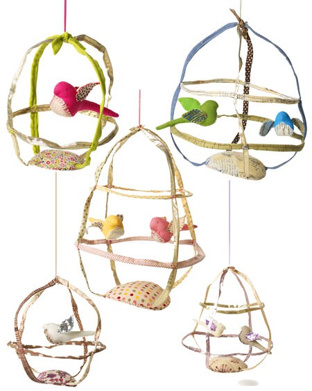 Pájaros para decorar la habitación del bebé