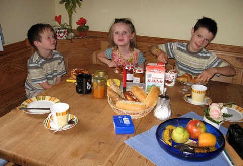 La importancia del desayuno en los niños