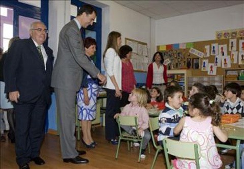 Niños asturianos entrevistan al Príncipe de Asturias