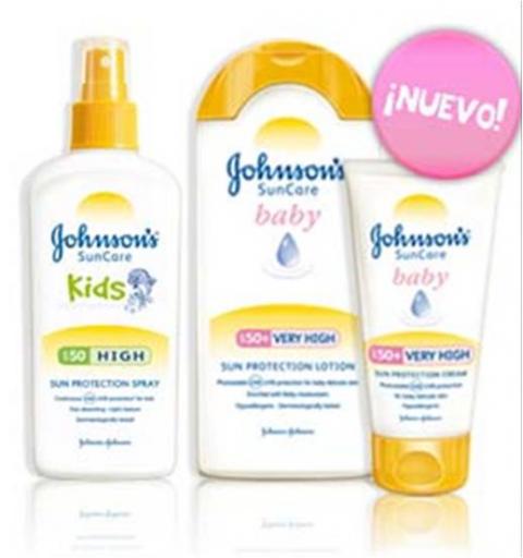 Johnson’s Baby presenta una línea de protección solar diaria