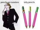 Lolly pencil, lápices con caramelo para la vuelta al cole