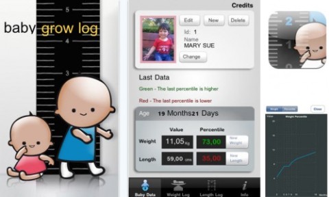 Controlar el percentil de tu bebe con iPhone
