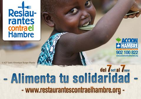 Restaurantes contra el hambre, una iniciativa para luchar contra la desnutrición infantil