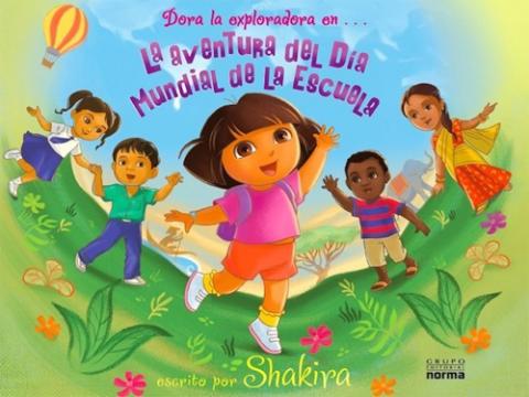 Shakira se lanza a la escritura con un cuento de Dora