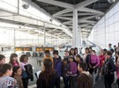 Visitas de escolares a la estación del AVE en Valencia