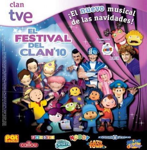 Lazy Town, Jim Jam… el Festival del Clan vuelve por Navidad