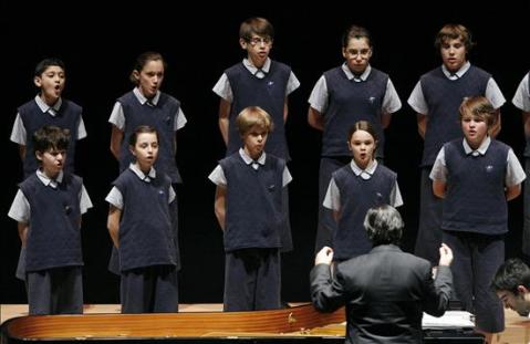 Los Chicos del Coro cantan en Madrid por Haití