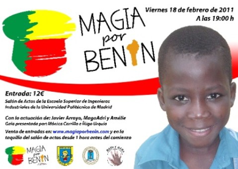 Magia solidaria para escolarizar a niños en Benín