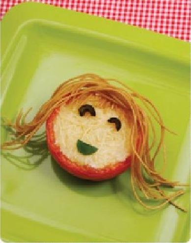 Receta para niños: caritas de tomate