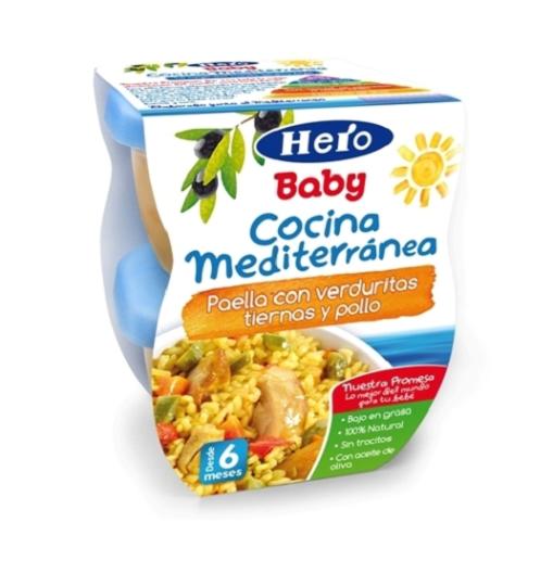 Dieta Mediterránea en las papillas de Hero Baby