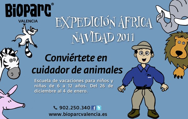 Talleres navideños: Expedición África en Bioparc