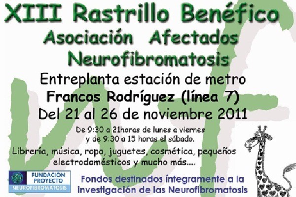 Rastrillo solidario con la neurofibromatosis