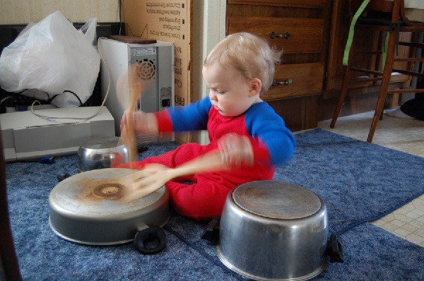 Percusión para bebés con Aúpa Leré