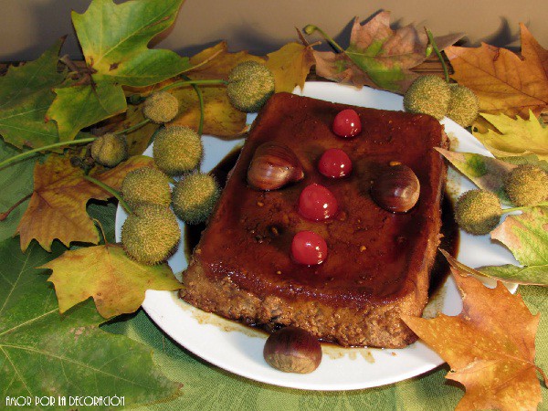 Receta de Navidad: Flan de castaña y turrón