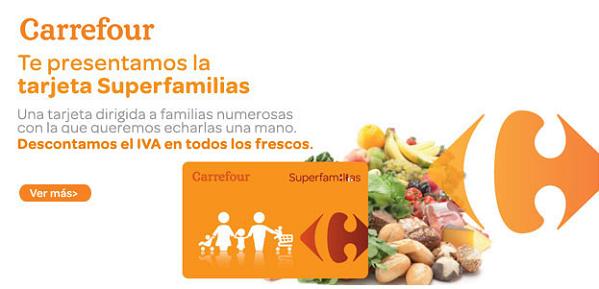 Carrefour con las familias numerosas