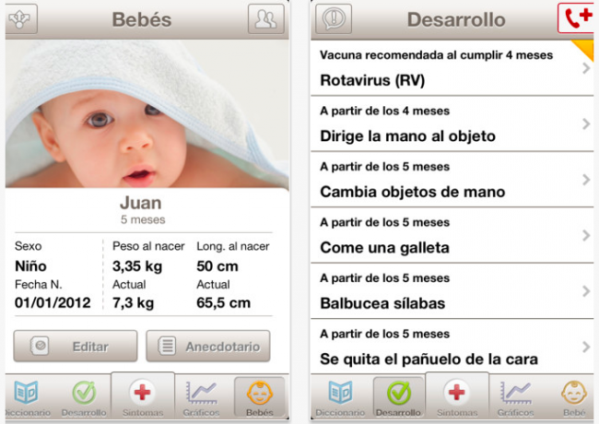 El médico en el móvil con iPediatric