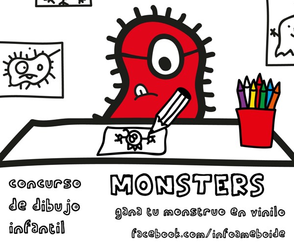 Concurso de dibujo infantil Monsters