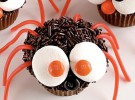 Receta para Halloween: Arañas de cupcakes