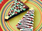Receta de Navidad: Brownie con forma de pino