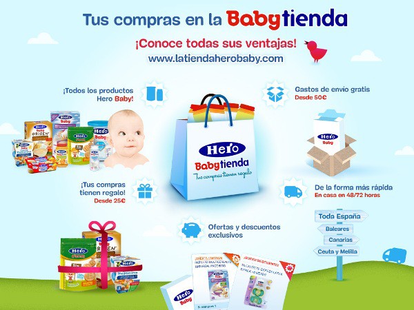 Hero Baby inaugura tienda en Internet