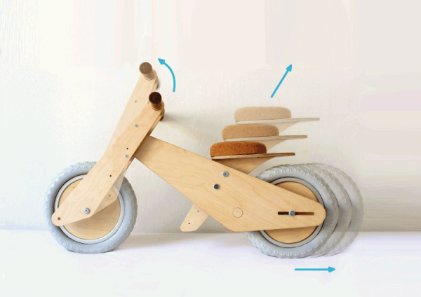 B’Kid, una bicicleta que crece con los niños