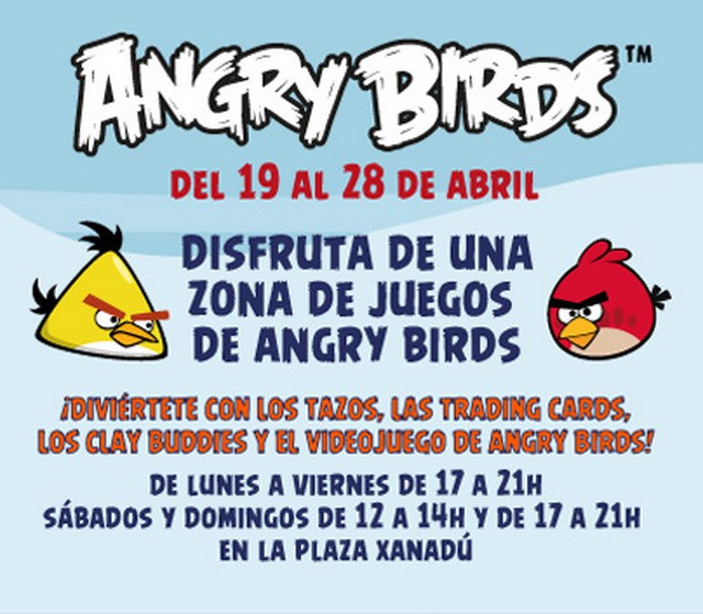 Angry Bird llega al Centro Comercial Xanadú de Madrid