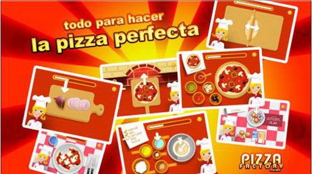 Aplicación recomendada: Pizza Factory for Kids