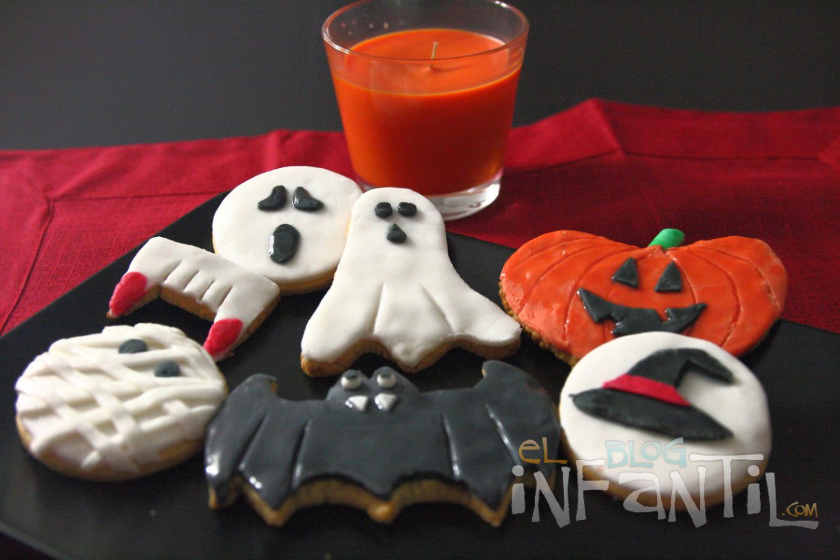 Receta para Halloween: galletas de mantequilla decoradas con fondant