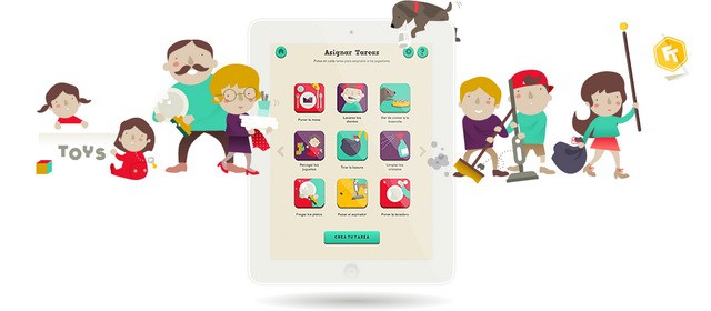 Compartir las tareas de la casa con Familyteamapp