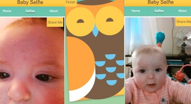 Baby Selfie, una aplicación para que el bebé se haga sus propias fotos