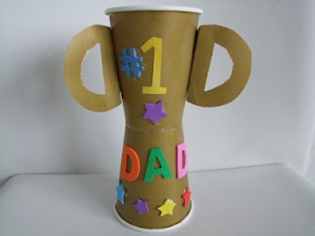 Ideas para el Día del Padre: Trofeo para Papá