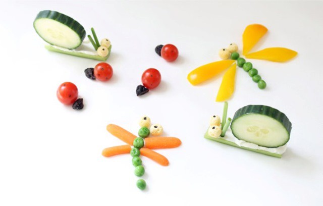 Receta para niños: Animalitos de verduras